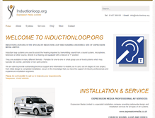 Tablet Screenshot of inductionloop.org